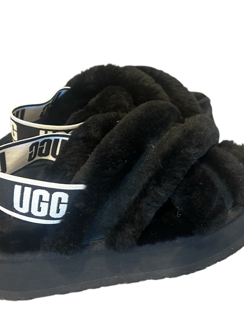 UGG Disco Cross Sandal with Logo Slingback - Picture 2 of 9